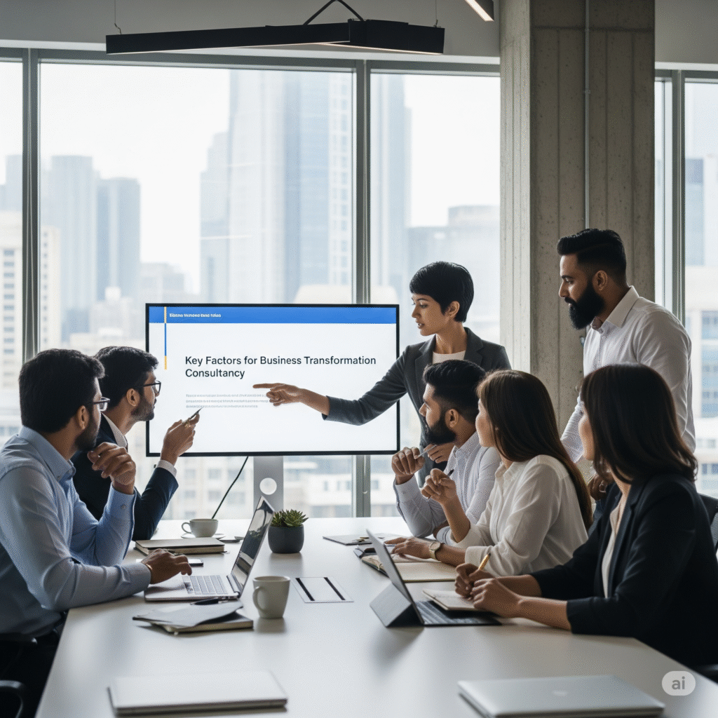 Choosing the Right Business Transformation Consultancy in India_Accume